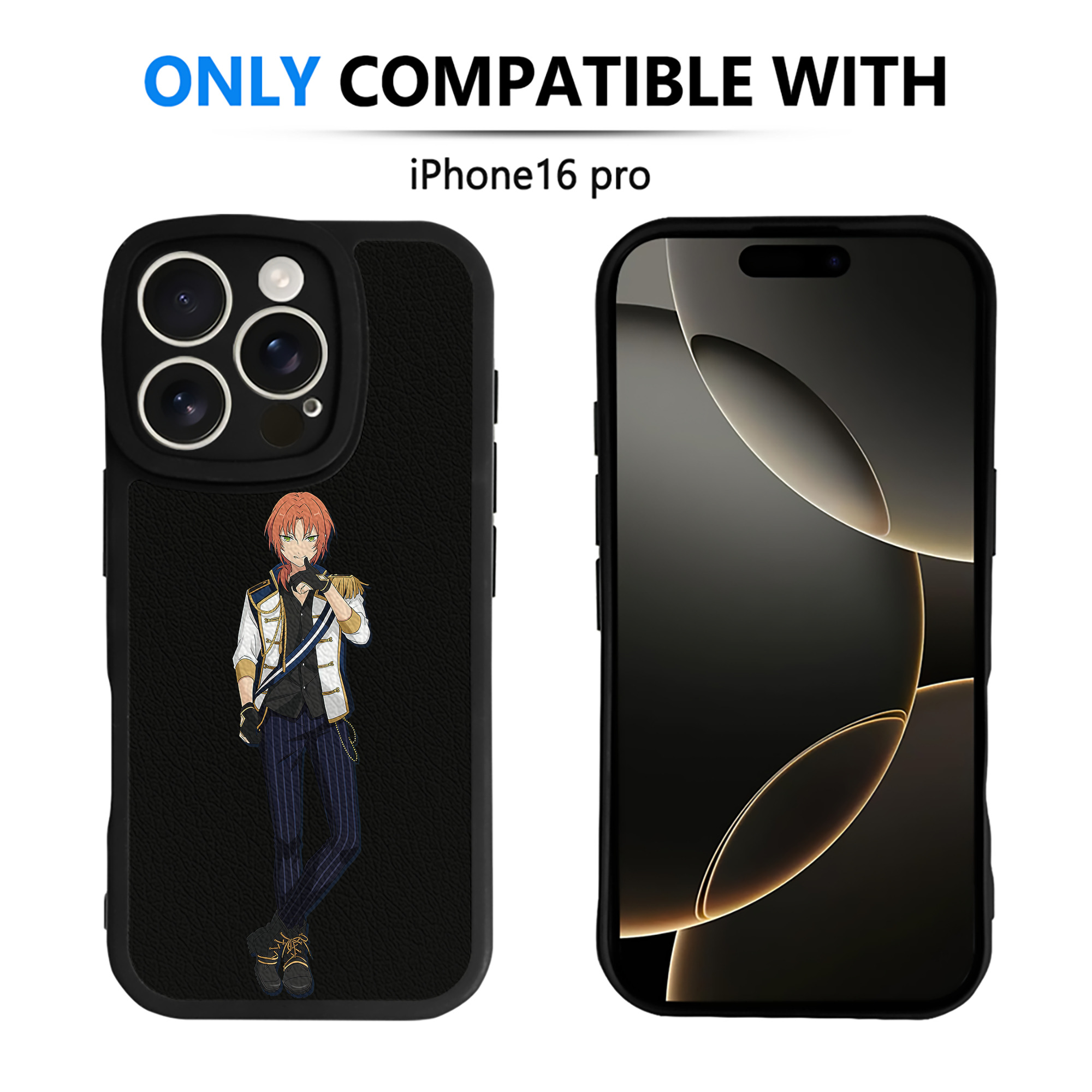 （画像用） あんさんぶるスターズ! Ensemble Stars 【iPhone 16シリーズ対応】シリコンスマホケース（レザー調） 材質：シリコン